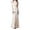 Beige, variant on Wdgfv Womens Sequin Dress Elegant Plus Size Sequin Beaded Fringed Tassel Hem Flapper Party Dress For Women