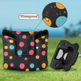 thumbnail image 6 of Haosy Colorful Polka Dots Golf Mallet Putter Cover Strong Magnetic Leather Golf Club Headcover Closure, 6 of 7