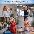 thumbnail image 4 of STARBIAO Hydrogen Water Bottle, 16 Oz Portable Rechargeable Hydrogen Water Generator, SPE & PEM Technology, 2800 PPB in 3 Minutes, Black, 4 of 12