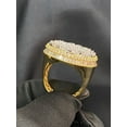 thumbnail image 6 of Pave 9.50 Cts Round Baguette Cut Diamonds Men's Iced Out Large Ring In Hallmark 14K Yellow Gold, 6 of 13