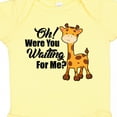 thumbnail image 4 of Inktastic Oh Were You Waiting for Me with Baby Giraffe Boys or Girls Baby Bodysuit, 4 of 5