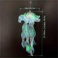 thumbnail image 3 of 5Pcs Colorful LED Jellyfish String Lights, Battery Powered Hanging Jellyfish Lanterns (Not Included), Glow Under the Sea Décor for Mermaid Parties, Bedroom Ambience, Ocean Theme Decorations, 3 of 9