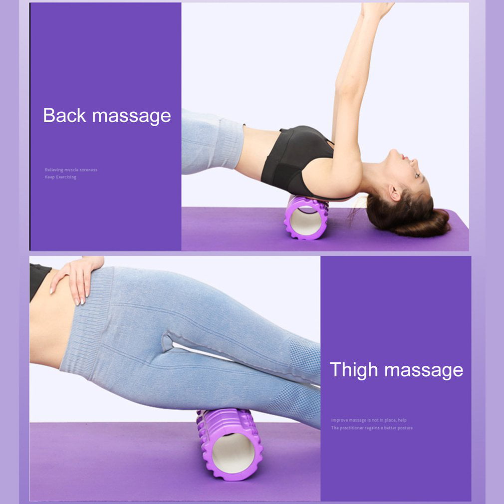 Yoga Column Gym Fitness Foam Roller Pilates Yoga Exercise Back Muscle Massage 