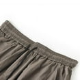 thumbnail image 5 of Bxsruta Men's Big and Tall Lightweight Elastic Waist Shorts with Pockets for Summer Casual Outdoor Wear, 5 of 7
