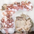 thumbnail image 2 of Rose Gold Chrome Balloons Arch Kit  Romantic 145pcs Boho Wedding Decor - Captivating Ambiance, 2 of 7