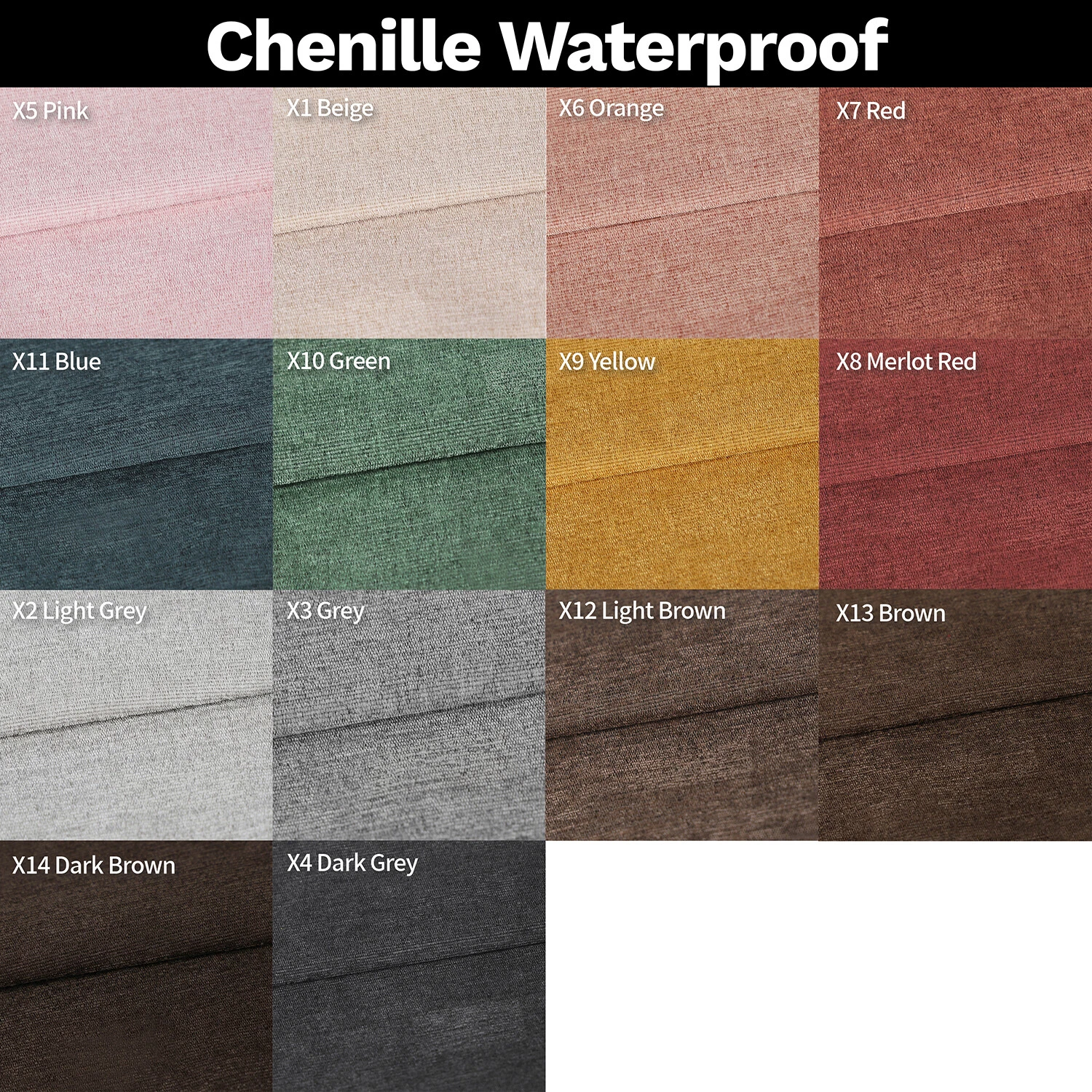 ColourTree 2 Inch Thick Custom Size Bench Cushion High-Resilience Foam Waterproof Indoor Outdoor Seat Cushion for Bench Chair Window Seat, Custom Color & Thickness