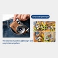 thumbnail image 4 of Cámara Digital Mini Retro, Cámara para Niños 1080P HD con Luz de Relleno, Cámara Portátil Tipo Collar con Pantalla TFT de 0.96", Cámara Compacta para Vlogging para Adolescentes, Estudiantes, Viajes, 4 of 8