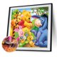 thumbnail image 2 of FF528 diamante completo Winnie the Pooh cuadrado diamante resina diamante pintura 50*50CM Sywqhk Decoración hogareña, 2 of 9