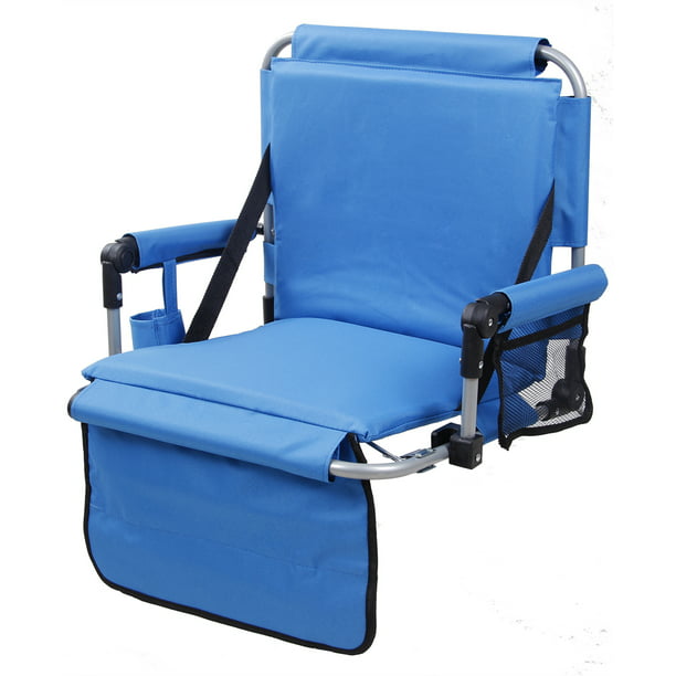 Alpha Camp Folding Stadium Seat Chair for blenchers with Arm Rest ...