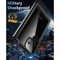 thumbnail image 3 of Funda impermeable Oterkin para Samsung Galaxy S24 Ultra Black, 3 of 7