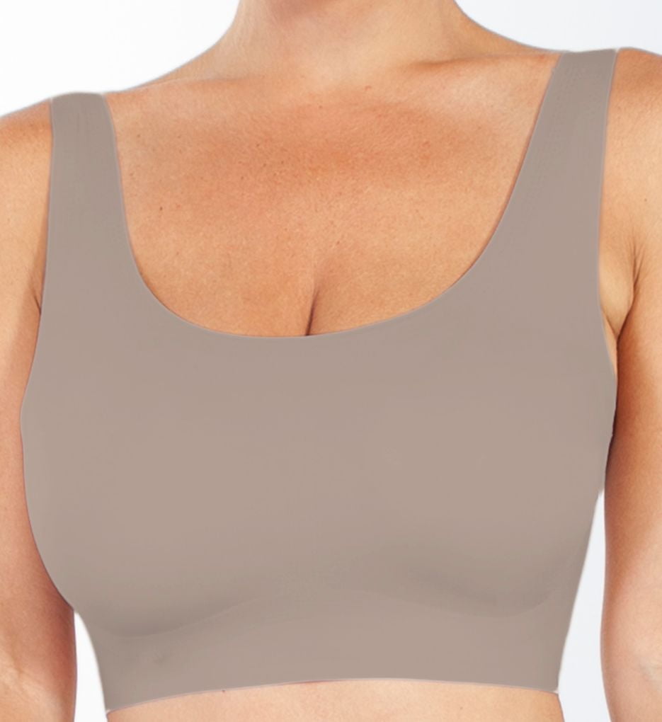 Women's Rhonda Shear 9594 Invisible Body Leisure Bra (Grey S)