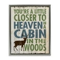 thumbnail image 5 of Stupell Industries Closer to Heavin in a Cabin Luster Gray Framed Floating Canvas Wall Art, 16x20, by Stephanie Workman Marrott, 5 of 5