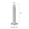 thumbnail image 2 of Uxcell #6 x 7/8" 304 Stainless Steel Phillips Head Self Tapping Screws 100 Pack, 2 of 5