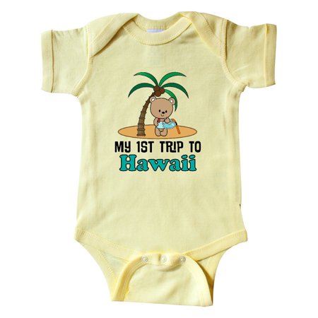 

Inktastic 1st Trip to Hawaii Vacation Gift Baby Boy or Baby Girl Bodysuit