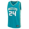 thumbnail image 2 of Men's Fanatics Brandon Miller Teal Charlotte Hornets Fast Break Jersey - City Edition, 2 of 3