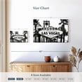thumbnail image 4 of Elephant Stock Welcome To Fabulous Las Vegas Bw Wall Art - Horizontal Canvas Wall Art - Living Room Wall Decor - Places Canvas - Black And Gray Decor By Philippe Hugonnard - 12" x 8", 4 of 8