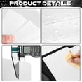 thumbnail image 3 of Facmogu 20PCS Vinyl Record Dividers, Upgrade Thicker 12" Plastic Vinyl Record Divider, Reusable DIY Blank Album Vinyl Separators for LP DVD Record Organization, Writable 33 RPM Record Dividers - White, 3 of 7