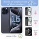 thumbnail image 3 of Reemplazo de cristal trasero ZNZHKR 15 Pro iPhone 15 Pro Blue, 3 of 6