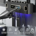 thumbnail image 3 of Rechargeable Toothbrush Holders for Bathrooms,Toothbrush Holder Wall Mounted with 3 Cups,Automatic Toothpaste Dispenser Bathroom Accessories Set, 3 of 7