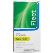 Fleet Saline Enema Twin Pack, 4.5-Ounce Bottles - 9-Ounces 2 Pack