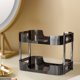 thumbnail image 1 of Plastic Transparent Cosmetics Organizer Bathroom Vanity Cutis Care Products Perfume Shelf Desktop Organizer, 1 of 6