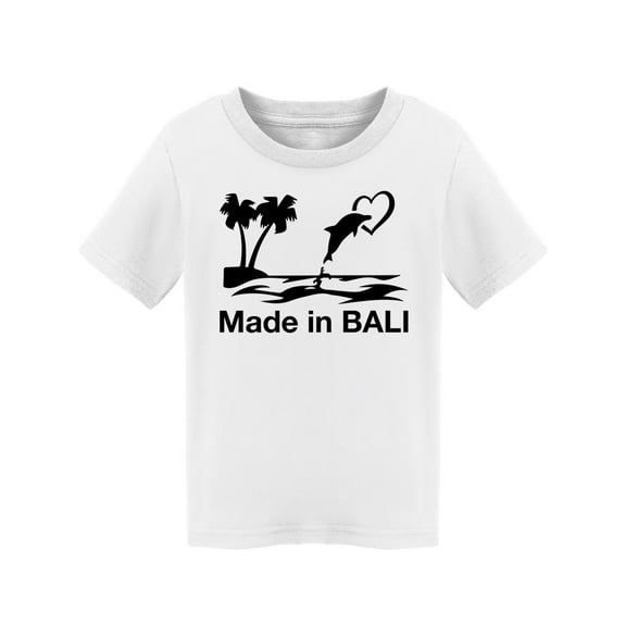 Made In Bali T-Shirt Toddler -Smartprints Designs, 5 Toddler