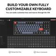 thumbnail image 2 of Teclado mecánico personalizado con cable Keychron V3, TKL sin teclado numérico, macro programable QMK/VIA con interruptor Keychron K Pro marrón intercambiable en caliente, compatible con Mac, Windows, 2 of 8