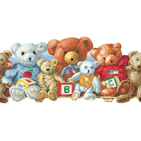 walmart teddy bears blue mountain teddy bears wallpaper border colorful teddy walmart teddy bears blue mountain teddy bears wallpaper border colorful teddy