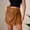 Khaki, variant on Skirts for Women Trendy,Women's Faux Suede Mini Shorts Casual High Waisted Shorts with Side Knot Club Evening Wear