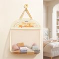 thumbnail image 6 of Popular Picks, Underwear Socks Storage Hanging Bag, Wardrobe Hanging Net Door Behind Shelf, Dormitory Underwear Storage Magic Bag, Set of 2 Setup | 100%Polyester, A, Blaxill, 6 of 8