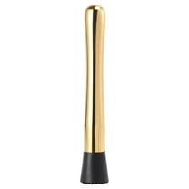 ACDANC Stainless Steel Ice Crushed Bars Ice Muddler Cocktail Mixer Lemon Muddler Cocktail Bar Tool Wine Swizzle Stick (Golden)