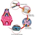 thumbnail image 5 of LEAQU Dog Diaper Sanitary Pantie with Suspender，Reusable Washable Pet Physiological Pants Adjustable Cozy Underwear for Female Girl Dogs，Breathable Cotton Briefs for Teddy Corgi French Bulldog Puppy, 5 of 6