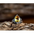 thumbnail image 3 of Citrine Ring, 925 Silver Ring, Dainty Ring, Women Ring, Gemstone Ring, Citrine Jewelry, Handmade Ring, Statement Ring, Boho Ring, 3 of 10