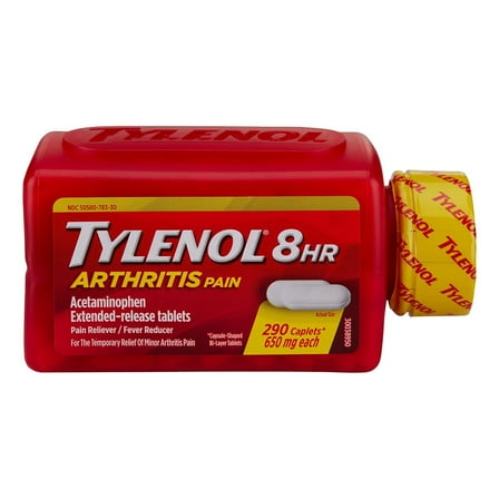 Tylenol Arthritis Acetaminophen 650 mg Extend Release Pain Reliver - 290 Caplets