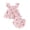 Style4:Pink, variant on AceBaby Baby Girl Floral 2Pcs Outfits Toddler Summer Shorts Set for 3-24M,95% Cotton