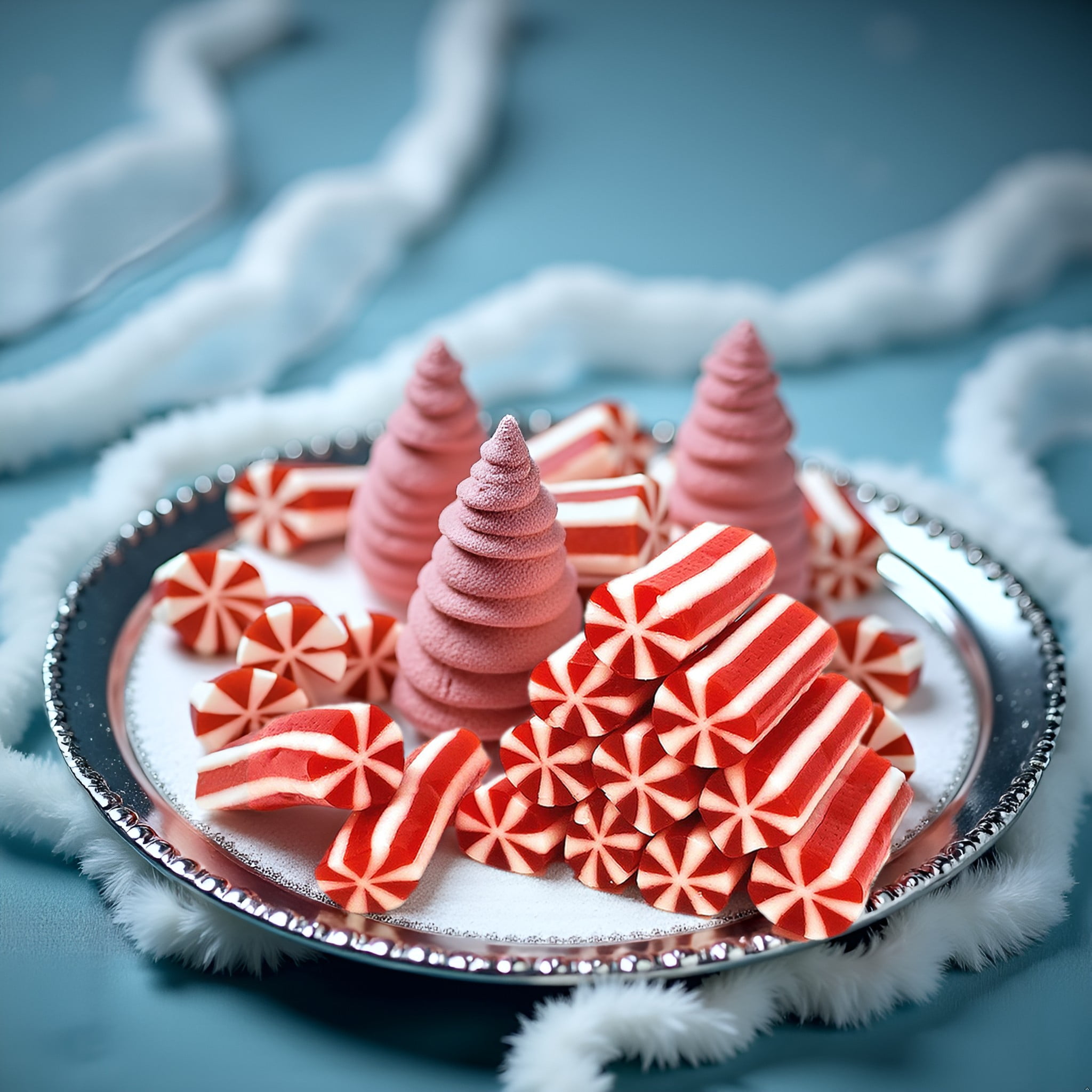 SweetGourmet Soft Mini Licorice Candy Canes, Red Licorice & White