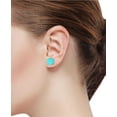 thumbnail image 2 of 925 Sterling Silver Women Jewelry Natural Smithsonite Earring, 2 of 5