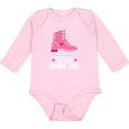 thumbnail image 3 of Inktastic Skate Future Skating Star Girls Girls Long Sleeve Baby Bodysuit, 3 of 5