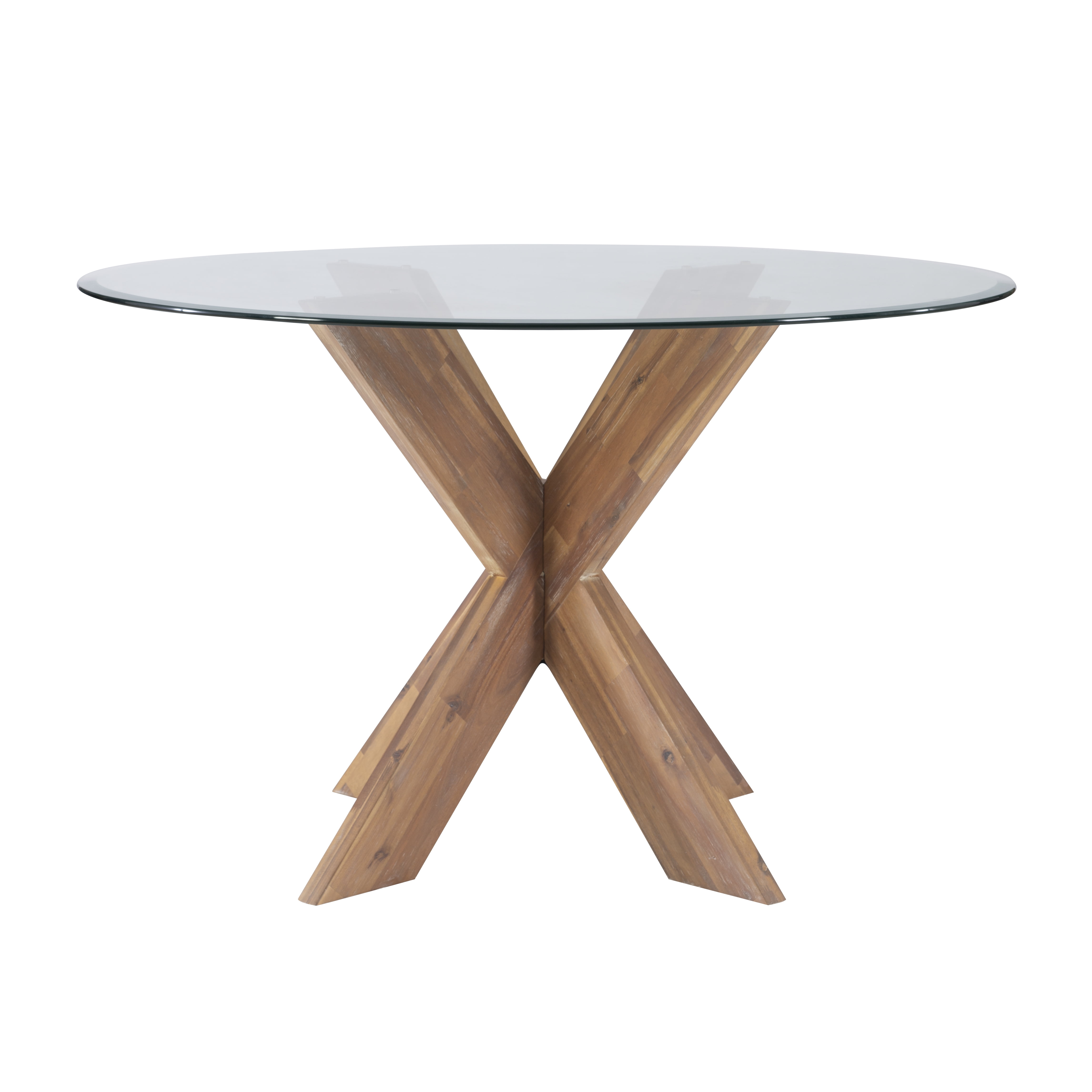 Powell Augusta 5-Piece Dining Set, Natural/Natural