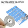 thumbnail image 3 of 5pcs Double Sided Diamond Discs for Dental Care Polishing Cutting Tool 1#, 3 of 3