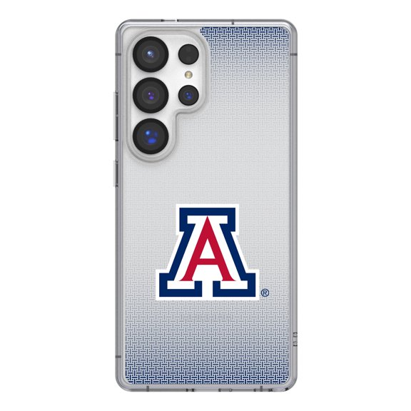 Arizona Wildcats Linen Logo Galaxy Clear Case