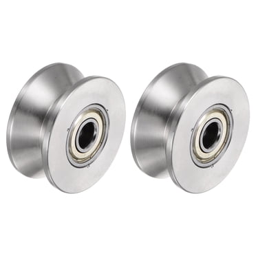 Eagle EG095  2 PACK  Slide Gate Wheel 6" V-Groove Sliding Wheel Bearing For Rolling Inverted V Shape Track Gates