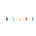 thumbnail image 1 of 5 Pcs 4mm Stackable Banana Plug 5 Colors Safety Insulated Banana Plug Connector 1000V Maximum 25A, 1 of 4