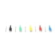thumbnail image 1 of 5 Pcs 4mm Stackable Banana Plug 5 Colors Safety Insulated Banana Plug Connector 1000V Maximum 25A, 1 of 4