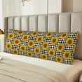 thumbnail image 6 of Lsque Sunflowers Body Pillow Case Cover,Ultra-Soft Microfiber Bed Pillow Cases 20x54 inches,Elegant Bedding,Breathable Durable Pillow Cover with Envelope Closure, 6 of 8