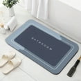 thumbnail image 7 of Diatom Mud Bath Mat Super Absorbent Non- Bathroom Rug Fast-Dry Thin Floor Mat for Bath Tub & Vanity 60x40cm in Gray,Blue,, 7 of 7