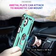 thumbnail image 4 of A32 5G Phone Case, Galaxy A32 5G Case with [2 Pack] Tempered Glass Screen Protector, FFIY [Military-Grade] Protective Phone Case with Ring Kickstand for Samsung Galaxy A32 5G (Not Fit 4G), Green, 4 of 8