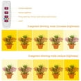 thumbnail image 2 of HSHDLDF Grow Light for Indoor Plants Full Spectrum Adjustable LED Grow Light with Auto Timing Switch USB Halo Plant Light 3 Heads / Adapter Included Sunshine Yellow, 2 of 7