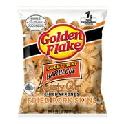 Golden Flake Sweet Heat Barbecue Fried Pork Skins 3 oz