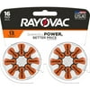 Rayovac Size 13 Hearing Aid Batteries (16 Pack), Size 13 Batteries